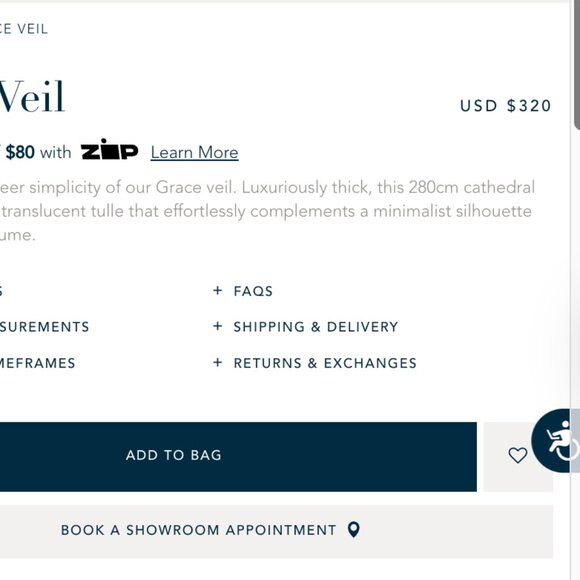 Grace Loves Lace White Bridal Veil - Grace Veil - Picture 11 of 13